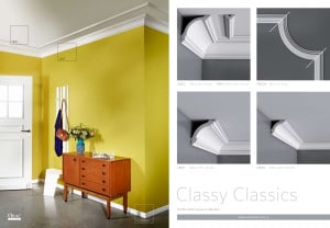 Корниз стиропорCB512 и перваз DX159