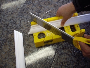 Рязане ляв вътрешен ъгъл на корниз