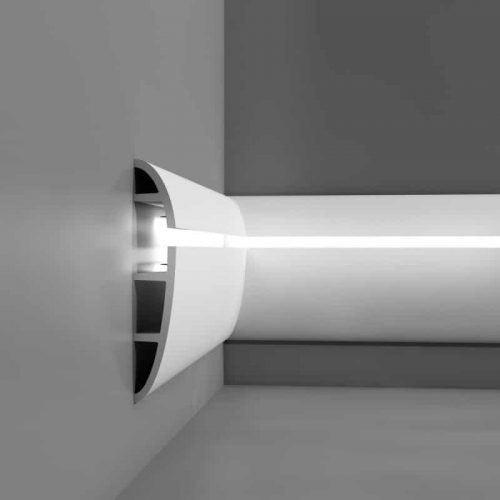 Корнизи за скрито осветление C374+C373 интериор1