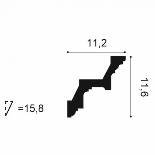 Корнизи полиуретан C211 размери