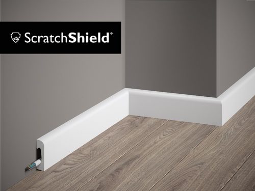 Первази за под бели MD004