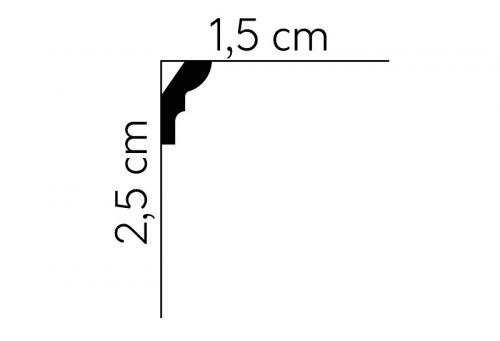 Корниз за таван MDB180
