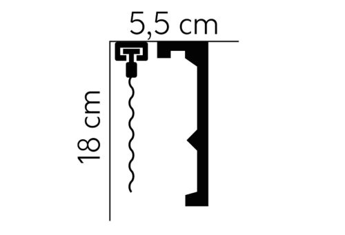 Корнизи пред перде QL056