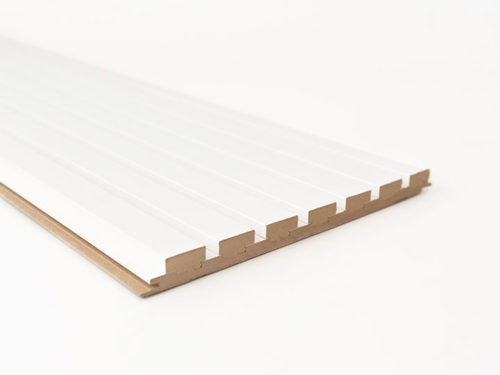 LATT бяла MDF ламперия