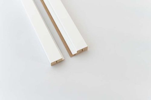 Комплект крайни профили за LATT бяла MDF ламперия