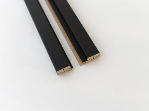 Комплект крайни профили за LATT black на черна основа