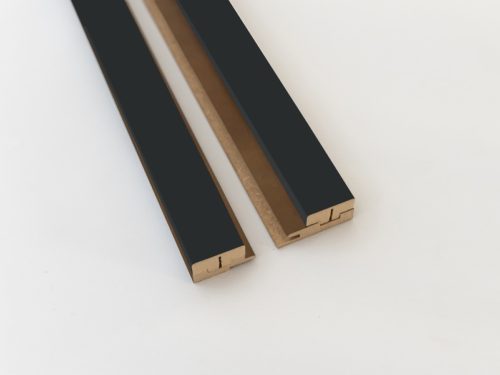 Комплект крайни профили за LATT matte black на бронз основа