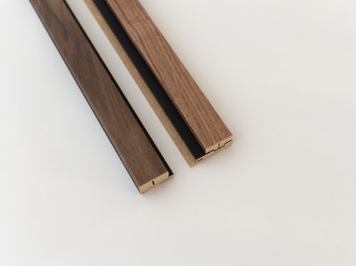 Комплект крайни профили за LATT castle на черна основа