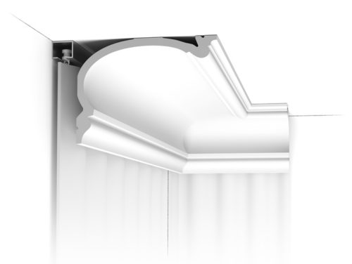 Корнизи полиуретан C342 пред перде