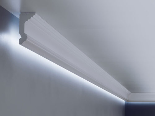 LED профил за пердета P-08 Скрито осветление за таван